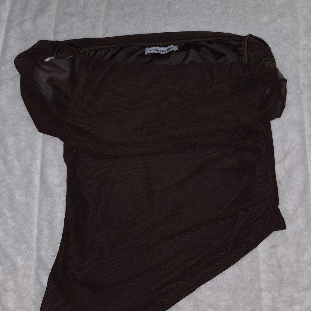 SHEIN Chocolate Brown Skirt